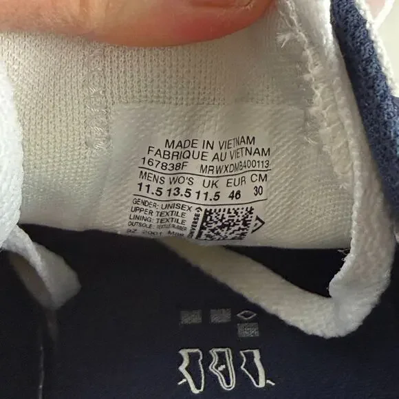 Converse Chuck Taylor All Star Low Sneakers Men's 11 White Red Stars & Stripes - Picture 10 of 10